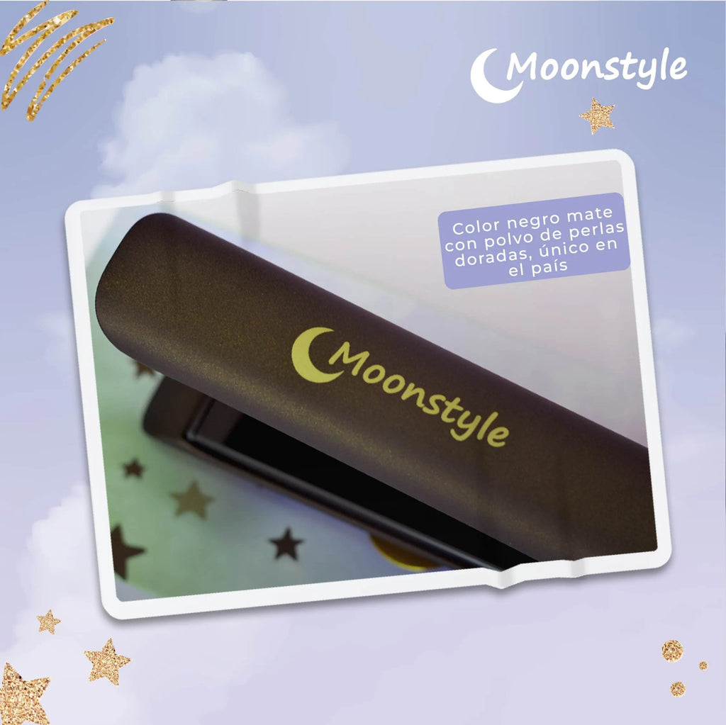 Plancha Moonstyle Nano Titanium 1.25 Lcd 110/240v Alaciados