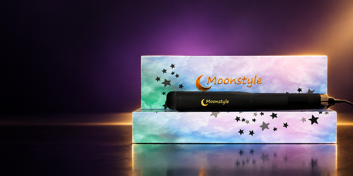 Plancha Moonstyle Nano Titanium 1.25 Lcd 110/240v Alaciados