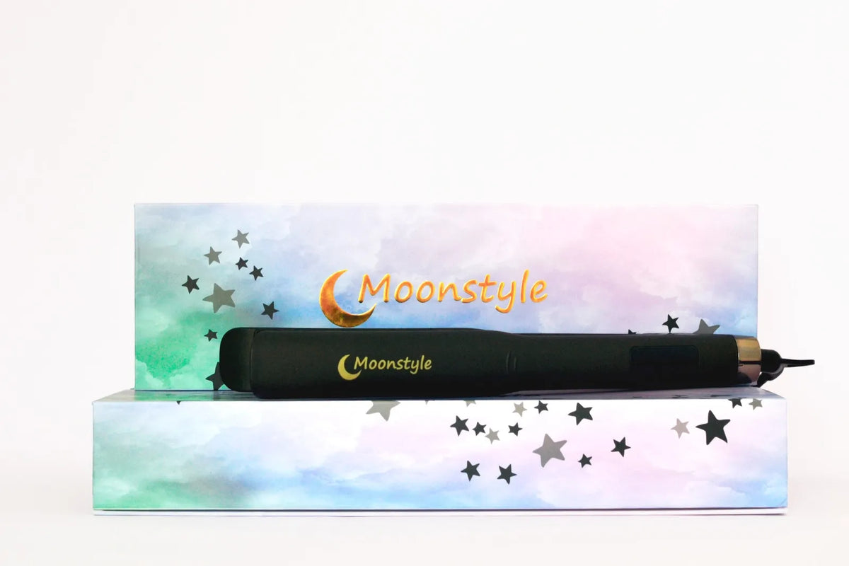 Plancha Moonstyle Nano Titanium 1.25 Lcd 110/240v Alaciados